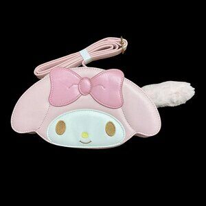 *Host Pick* My Melody Crossbody Purse w/ Plush Zipper Tail